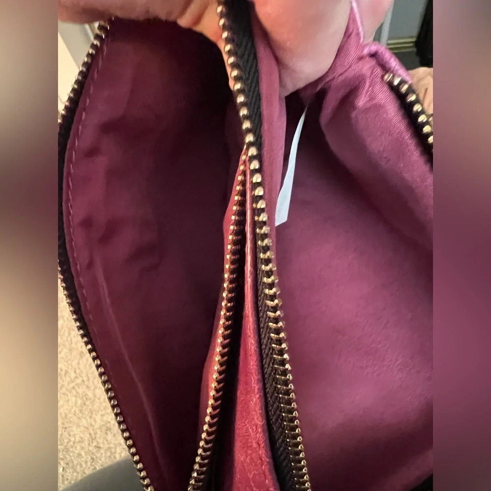 Elegant Pink/ purple Crossbody Bag